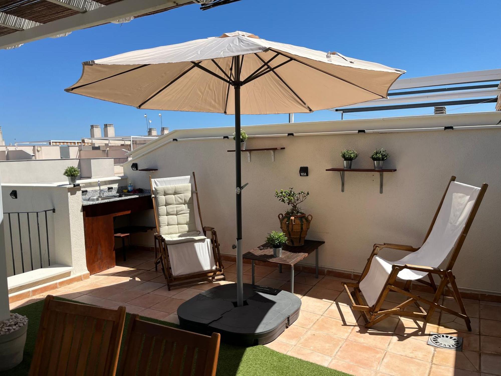 Apartament Playa Almenara Atico Duplex Vistas Al Mar Y Montana Wifi,Piscina A Zewnętrze zdjęcie